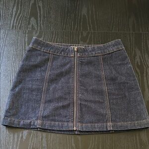 Denim Mini Skirt